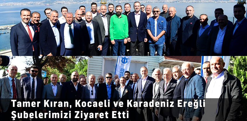 Tamer Kıran, Kocaeli ve Karadeniz Ereğli Şubelerimizi Ziyaret Etti