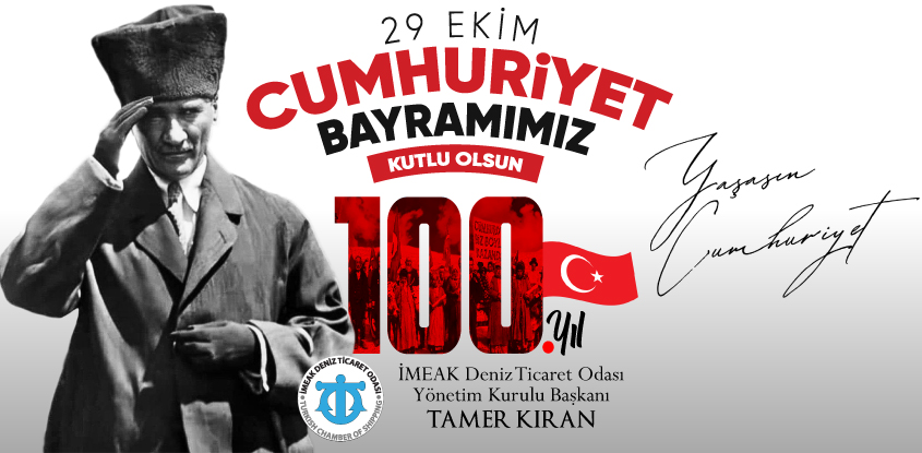 29 Ekim Cumhuriyet Bayramımız ve Cumhuriyetimizin 100. Yılı Kutlu Olsun