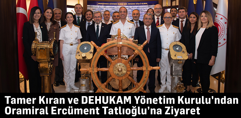 Tamer Kıran ve DEHUKAM Yönetim Kurulu'ndan Oramiral Ercüment Tatlıoğlu’na Ziyaret