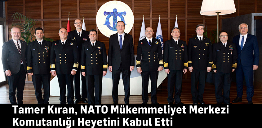 Tamer Kıran, NATO Mükemmeliyet Merkezi Komutanlığı Heyetini Kabul Etti