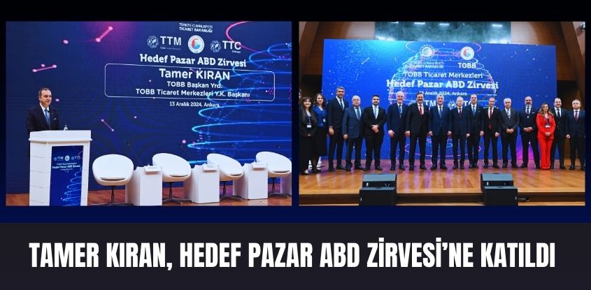 Tamer Kıran, Hedef Pazar ABD Zirvesi'ne Katıldı