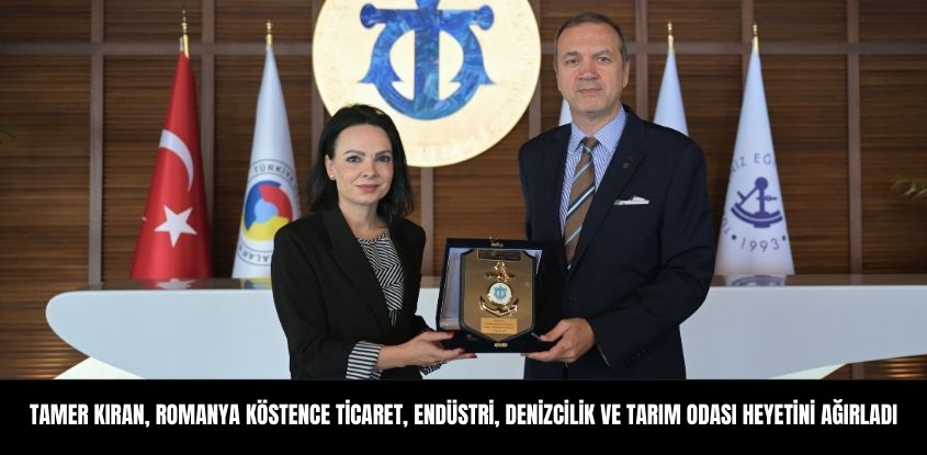 Tamer Kıran, Romanya Köstence Ticaret, Endüstri, Denizcilik ve Tarım Odası Heyetini Kabul Etti 