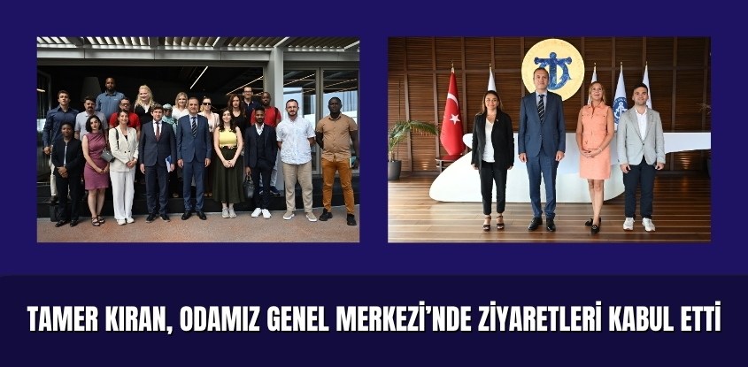 Tamer Kıran, Odamız Genel Merkezi'nde Ziyaretleri Kabul Etti