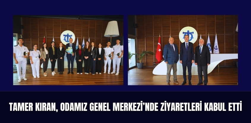 Tamer Kıran, Odamız Genel Merkezi'nde Ziyaretleri Kabul Etti