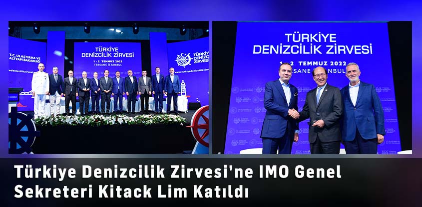 Türkiye Denizcilik Zirvesi’ne IMO Genel Sekreteri Kitack Lim Katıldı