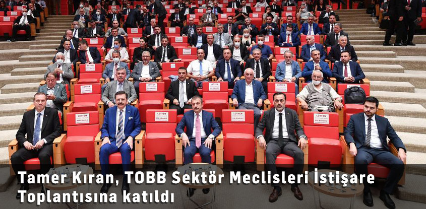 Tamer Kıran, TOBB Sektör Meclisleri İstişare Toplantısına katıldı